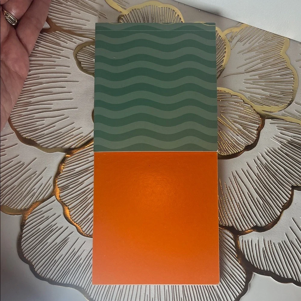 Inspirational Green and Gold Notebook